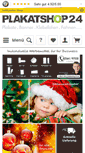 Mobile Screenshot of plakatshop24.de